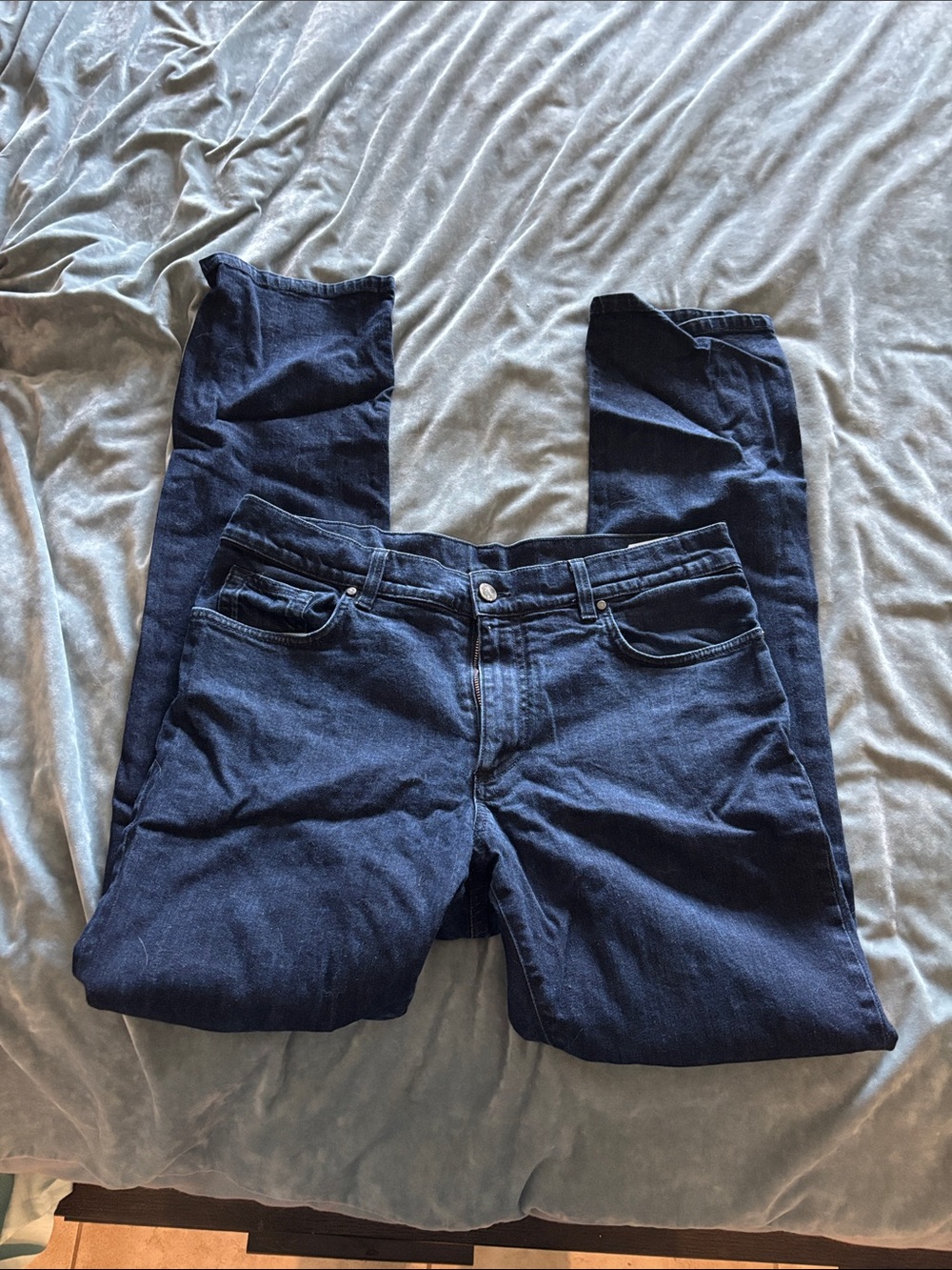 Versace Dark Indigo Straight Leg Jeans